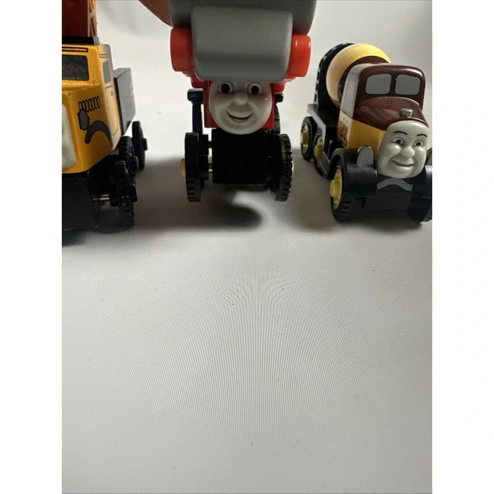 Thomas Wooden Railway Train MAGIC RAILROAD LOT  PATRICK BUTCH JACK DIESEL 10 EUC